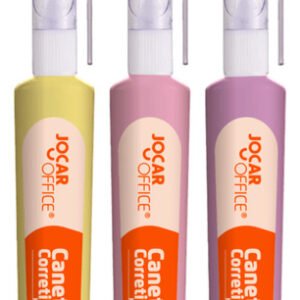 3 Mini Caneta Corretiva 4 Ml Jocar Office Corpo Colorido