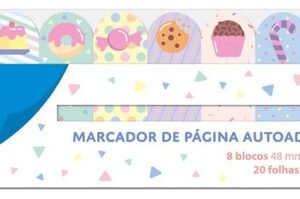 Marcador De Página Candy 160 Folhas Auto Adesivo Cis Cor Col