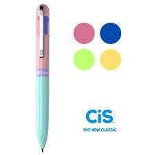 Canetas 4 Cores Cis Candy 07 Mm Coloridas - Rosa e Verde