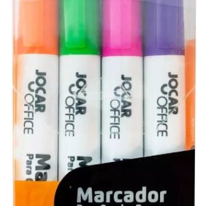 Marcador Quadro Branco Colors Estojo - Cores Sortidas - 4un