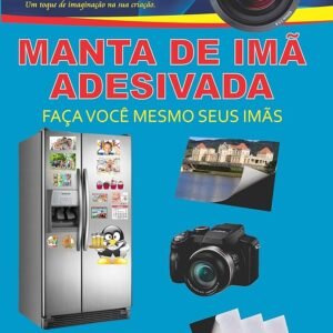 Manta De Imã Adesivada Magnética A4 Com 5 Folhas Off Paper C