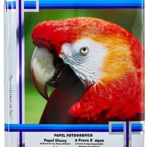 Papel Fotográfico 135g Papel Glossy A4 À Prova D´água 50 Fls - papel fotográfico 50 folhas