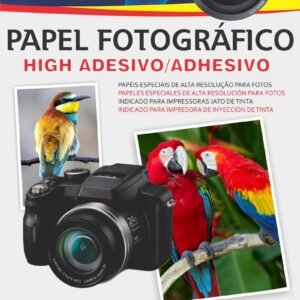 Papel Fotográfico Adesivo High Glossy 80g Off Paper Cor Branco