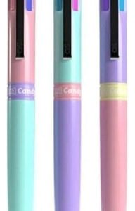 Kit 03 Canetas 4 Cores Cis Candy 07 Mm Coloridas
