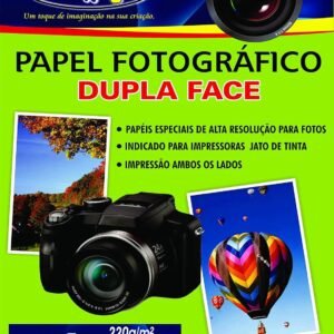 Papel Fotográfico A4 Dupla Face 220g Off Paper 20 Folhas