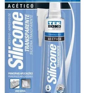 Tekbond Adesivo De Silicone Acetico 50g Transparente Blister