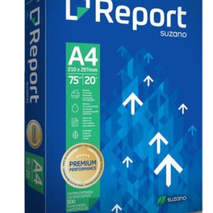 Papel Sulfite A4 Branco Pacote Com 500 Folhas Report - Branco