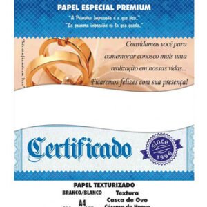 Papel Casca De Ovo A4 180g Fosco 50 Folhas Masterprint