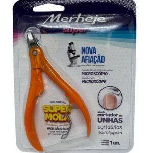 Alicate Para Unhas Merheje Super - Merheje - Laranja