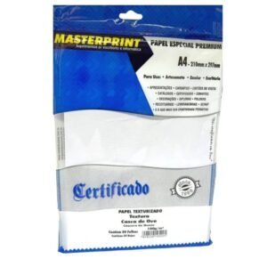 Papel Casca De Ovo A4 180g Fosco 50 Folhas Masterprint