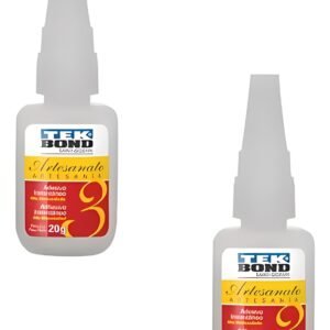 2 Peças Cola  Instantâneo Artesanato Numero 3 20g Tek Bond