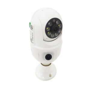 Câmera Lâmpada Lente Dupla Noturna HD Wifi Giratória câmera 360 grau wifi