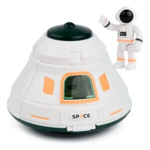 Brinquedo Astronauta Capsula Espacial Foguete Nave Espaço - Colorido