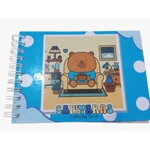 Livro de Colorir 50 Folhas 180G Caderno de Desenho Coloring Book - Azul
