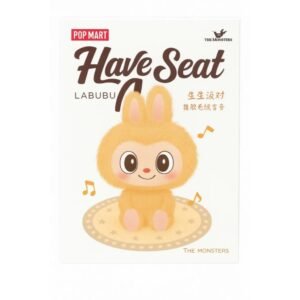 Boneco Labubu Sente-se Os Monstros Labubu Pop Mart - Coleção Limitada V2 e V3 - V3