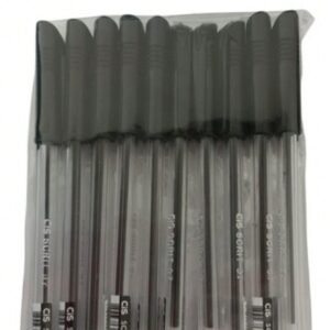 Kit de Canetas Esferográfica Scrit Ponta Agulha 0.7mm Cis - 10 preto