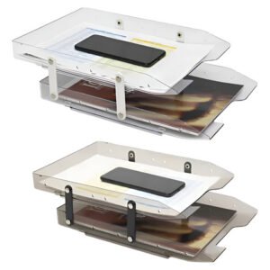 Bandeja De Documentos Dupla Móvel Compacta Slim Maxcril Leve