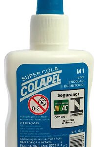 Cola Líquida Branca Maripel 40g Kit 6 Unidades Uso Geral Eco